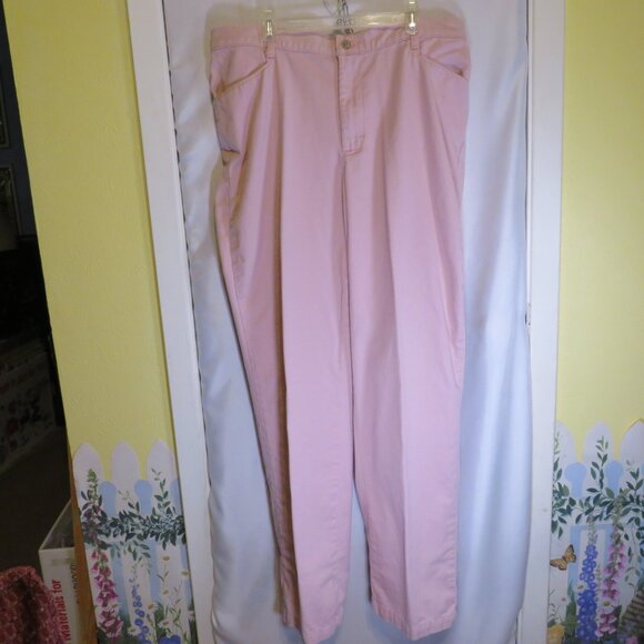Vintage Riders by Lee Pink 98% cotton Straight Leg Jeans 14L | Comfort Stretch - Picture 1 of 7